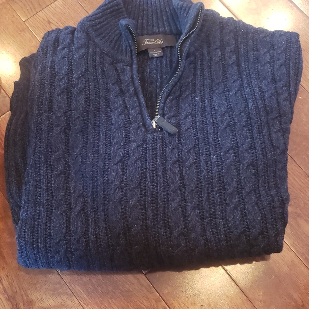 Men's navy sweater